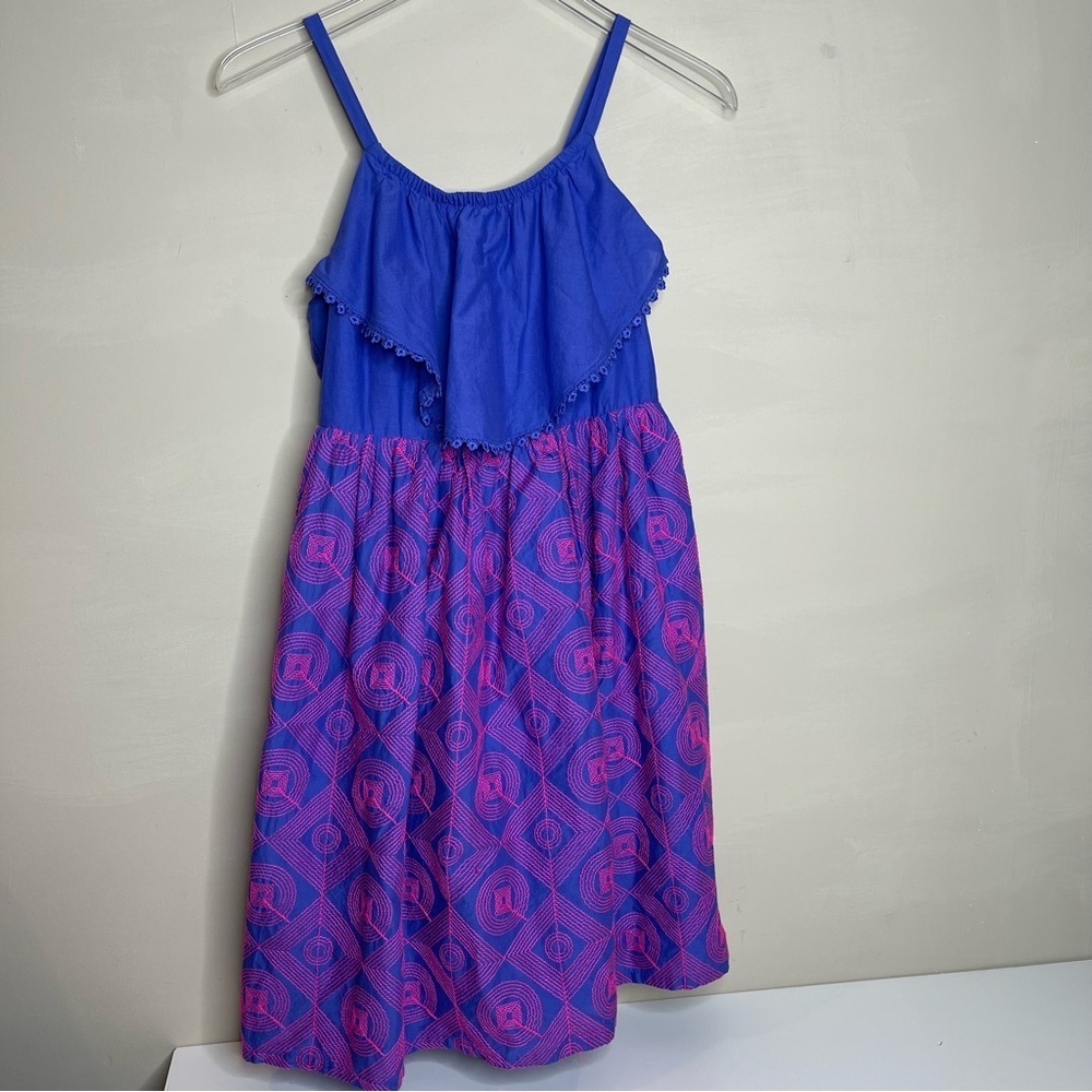 Cat & Jack Embroidered Blue Dress